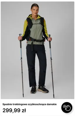 Spodnie trekkingowe szybkoschnące damskie 4F promocja w 4F