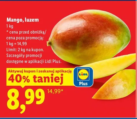 Mango luzem promocja w Lidl