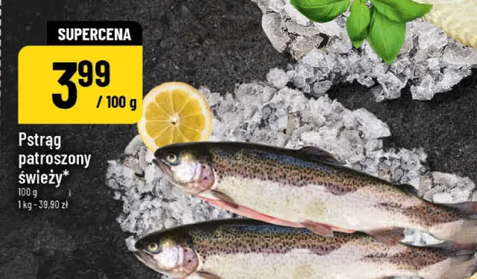 Pstrąg patroszony świeży promocja w POLOmarket