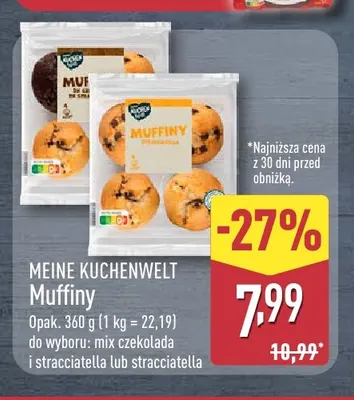 Muffiny stracciatella Meine Kuchenwelt promocja w Aldi
