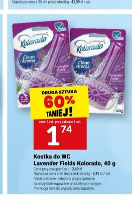 Kostka do WC Kolorado Lavender Fields promocja w Twój Market