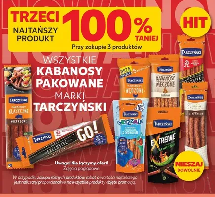 Kabanosy Tarczyński Gryzzale promocja w Kaufland