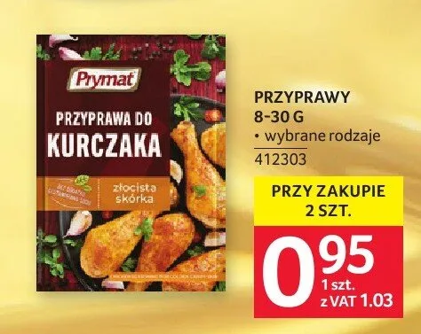 Przyprawa do kurczaka Prymat promocja w Selgros