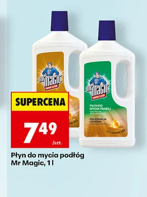 Płyn do mycia podłóg Mr Magic promocja w Biedronka