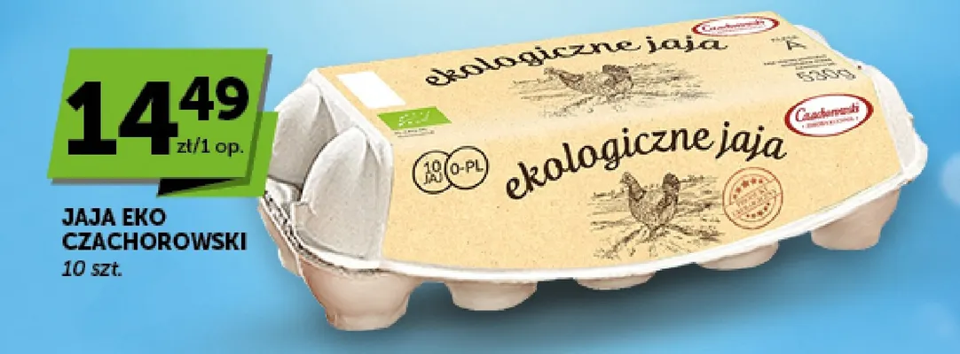 Jajka kurze eko Czachorowski promocja w ABC