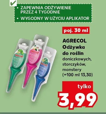 Odżywka do roślin doniczkowych storczyków monstery Agrecol promocja w Kaufland
