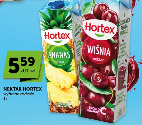 Nektar Hortex wiśnia promocja w Euro Sklep