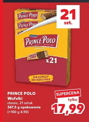 Wafelki Prince Polo Classic 21-pak promocja w Kaufland