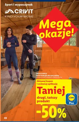 Odzież funkcyjna dla całej rodziny Crivit/Lupilu promocja w Lidl
