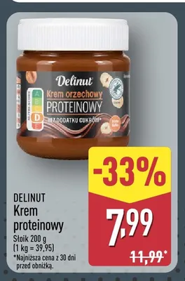Krem proteinowy Delinut promocja w Aldi