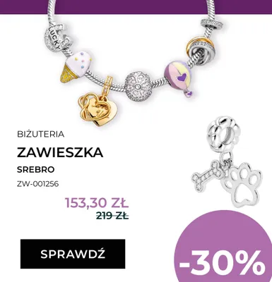 Zawieszka srebro Briju promocja w Briju