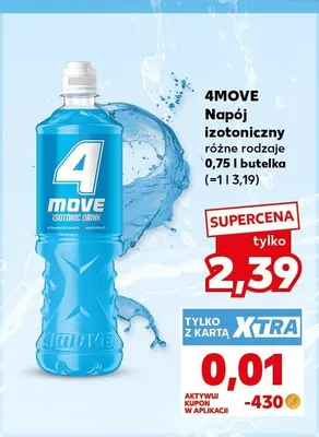 Napój izotoniczny 4MOVE promocja w Kaufland