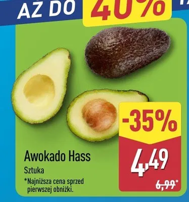 Awokado Hass promocja w Aldi