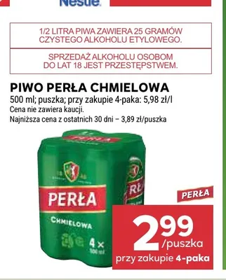 Piwo Perła Chmielowa promocja w Stokrotka