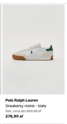 Sneakersy niskie biały Polo Ralph Lauren promocja w Lounge by Zalando