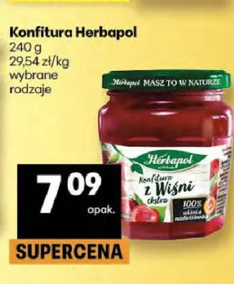 Konfitura Herbapol z Wiśni promocja w Delikatesy Centrum