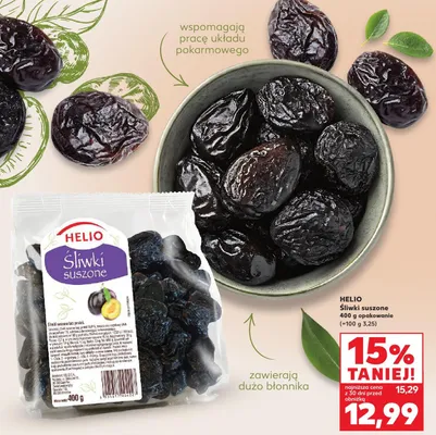 Śliwki suszone promocja w Kaufland
