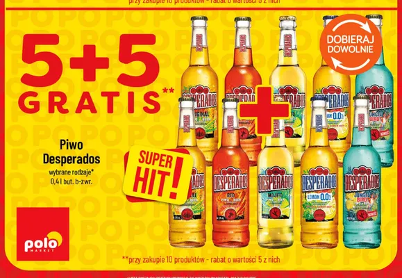 Piwo bezalkoholowe Desperados Lemon promocja w POLOmarket
