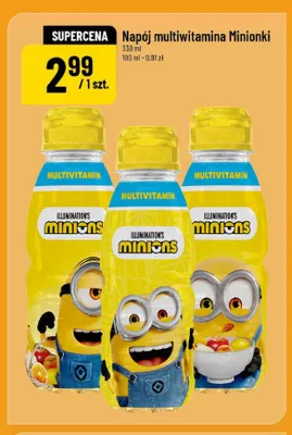 Napój multiwitamina Minionki promocja w POLOmarket