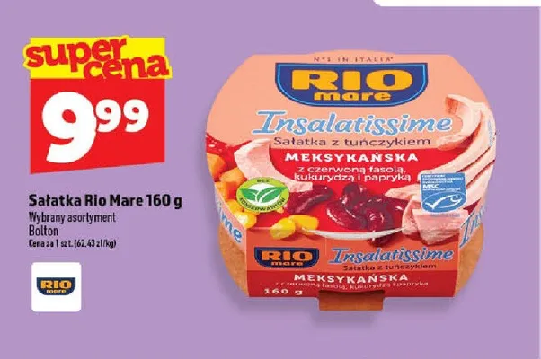 Sałatka Rio Mare 160g promocja w TOPAZ