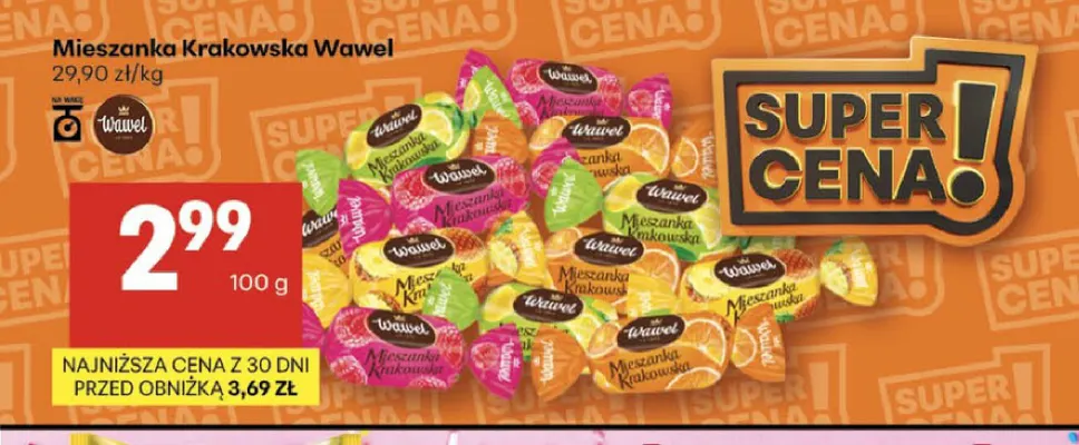 Mieszanka Krakowska Wawel promocja w Delikatesy Centrum