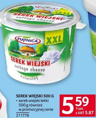 Serek wiejski Piątnica XXL 500 g promocja w Selgros