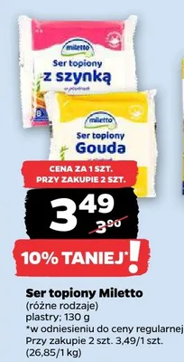 Ser Gouda plastry promocja w Netto