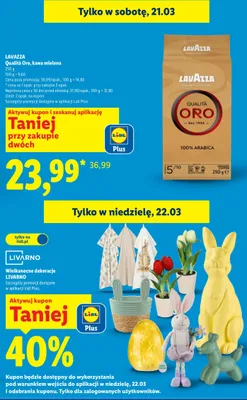 Wielkanocne dekoracje promocja w Lidl