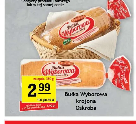 Bułka Wyborowa krojona Oskroba promocja w Gram Market