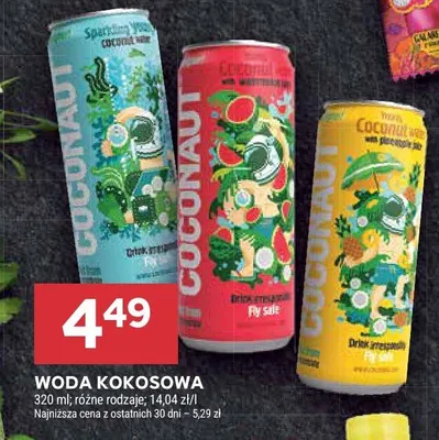 Woda kokosowa promocja w Stokrotka