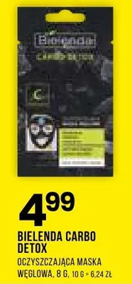 Maska Bielenda Carbo Detox oczyszczajaca maska węglowa 8 g promocja w Drogerie Natura