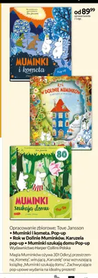 Książka Rok w Dolinie Muminków. Karuzela pop-up Harper Collins Polska promocja w Empik