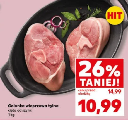Golonka wieprzowa tylna cięta od szynki promocja w Kaufland