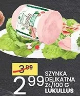 Szynka delikatna Lukullus promocja w Wafelek