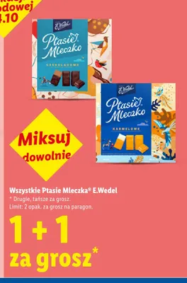 Ptasie Mleczka E.Wedel promocja w Lidl