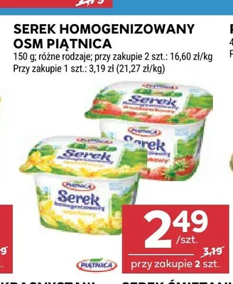 Serek homogenizowany OSM Piątnica promocja w Stokrotka