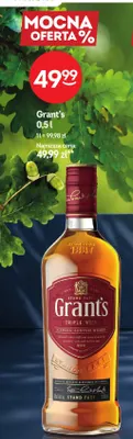 Whisky Grant's promocja w Żabka