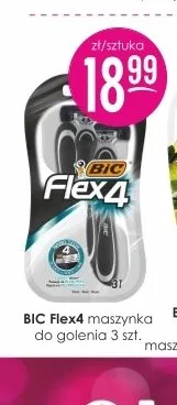 Maszynka do golenia BIC Flex4 promocja w Drogerie Jasmin