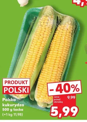 Polska kukurydza tacka promocja w Kaufland