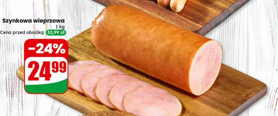 Szynkowa wieprzowa promocja w Dino