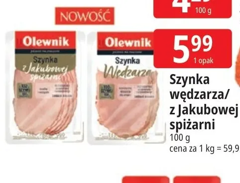 Szynka z Jakubowej spiżarni Olewnik promocja w Leclerc