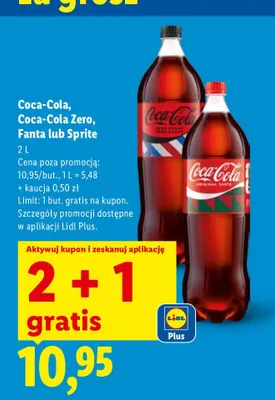 Napój gazowany Fanta promocja w Lidl