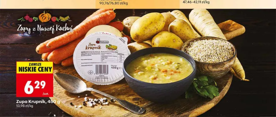 Zupa Krupnik promocja w Biedronka