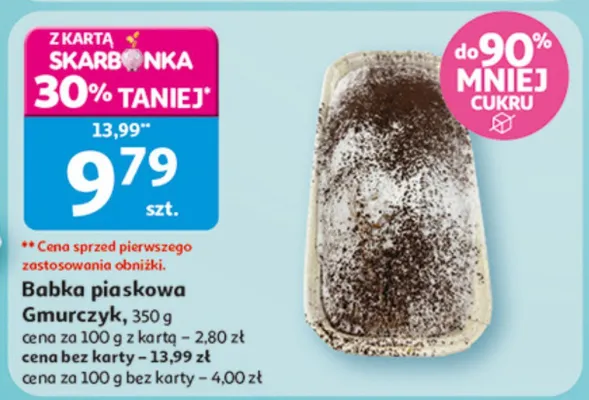 Babka piaskowa Gmurzyk promocja w Auchan