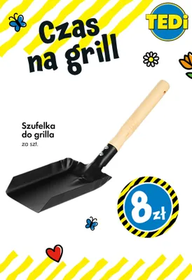 Szufelka do grilla promocja w Tedi