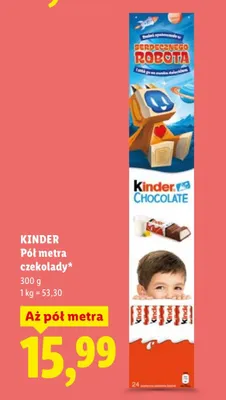 Czekolada pół metra czekolady promocja w Lidl