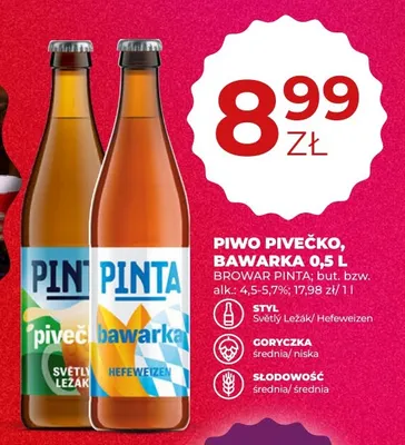 Piwo Bawarka Pinta promocja w Duży Ben