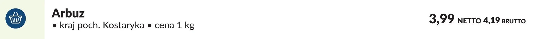 Arbuz promocja w Makro