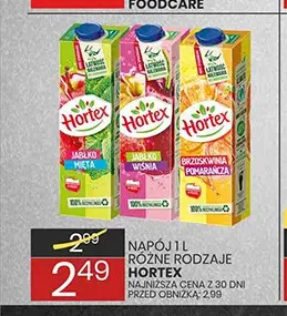 Napój Hortex promocja w Wafelek