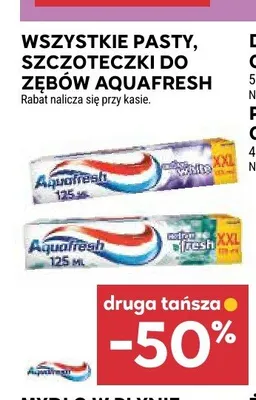 Pasta do zębów Aquafresh White & Shine XXL promocja w Stokrotka